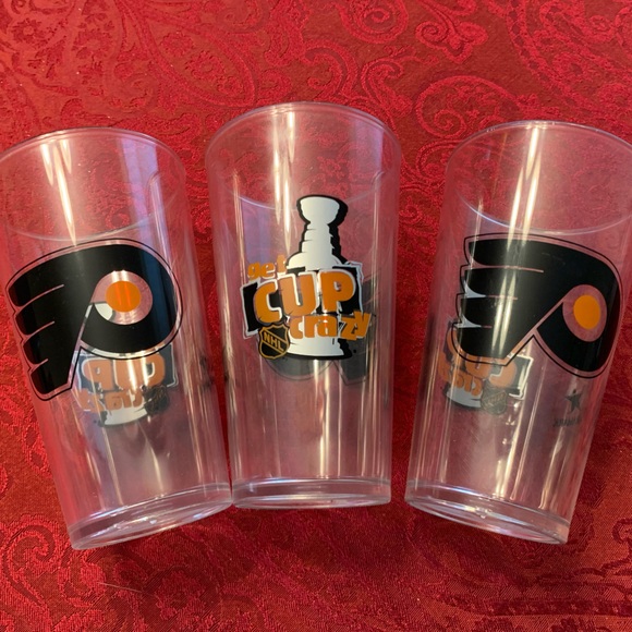 🏒 Philadelphia Flyers Set of 3 Cups - Picture 1 of 4